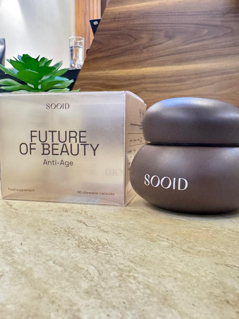 SOOID Future of Beauty Anti-Age box and jar